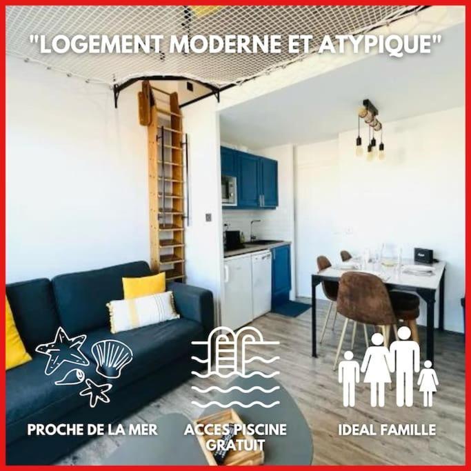 "Le Filet Du Lac" Appartement Atypique, 5 Personnes, Duplex, Vue Lac, Acces Parc Aquatique Gratuit Talmont-Saint-Hilaire Exterior photo