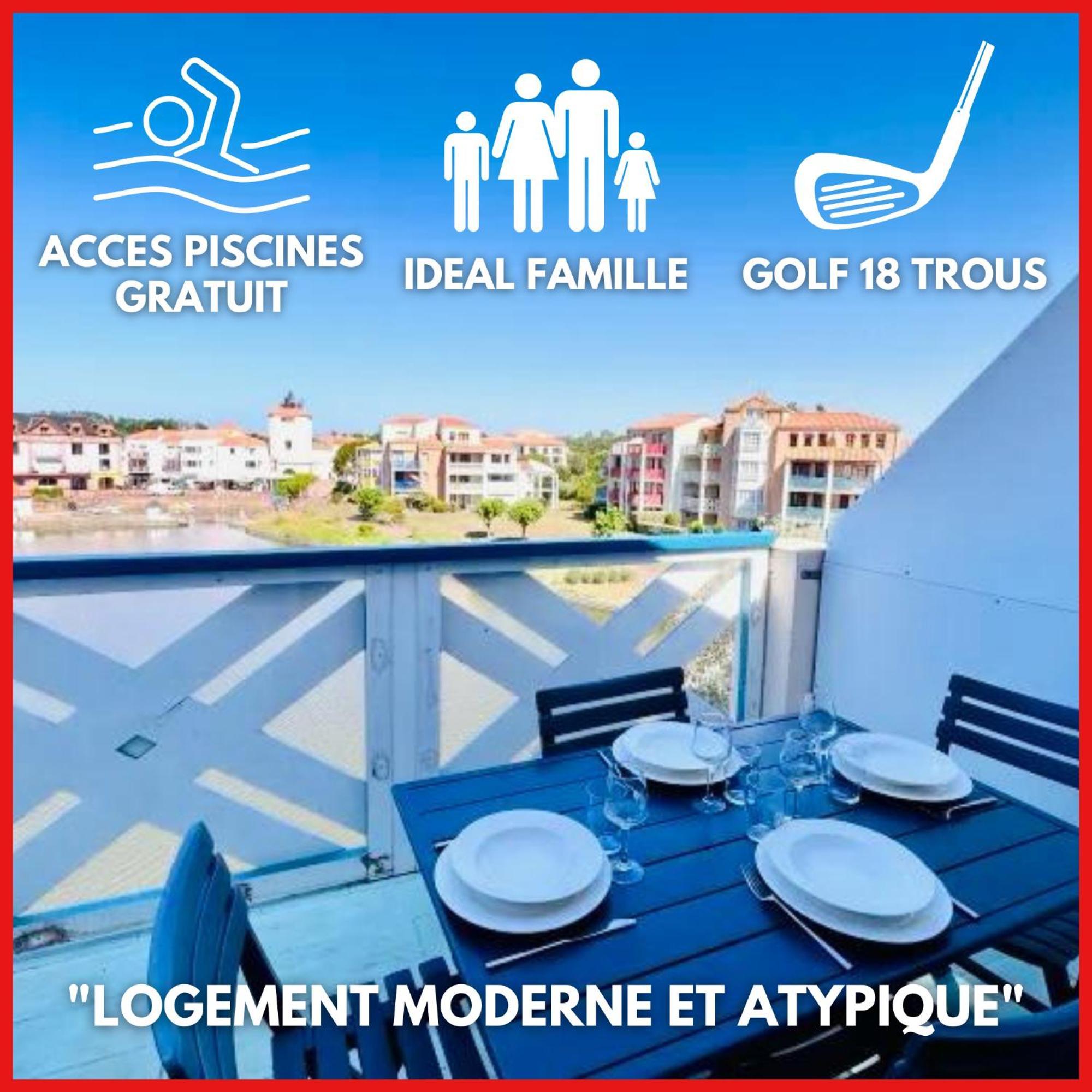 "Le Filet Du Lac" Appartement Atypique, 5 Personnes, Duplex, Vue Lac, Acces Parc Aquatique Gratuit Talmont-Saint-Hilaire Exterior photo